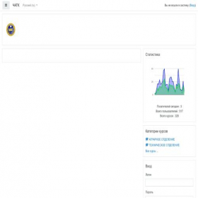 Скриншот главной страницы сайта churmoodle.ru