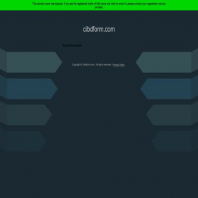 Скриншот главной страницы сайта cibdform.com