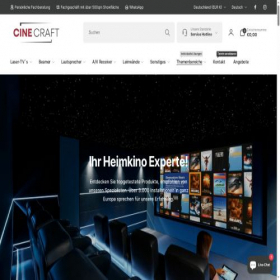 Скриншот главной страницы сайта cine-craft.de