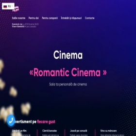 Скриншот главной страницы сайта cinema.markets-md.com