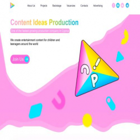 Скриншот главной страницы сайта cip.studio