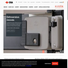 Скриншот главной страницы сайта cisa.com