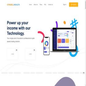 Скриншот главной страницы сайта citadewealth.com