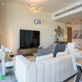 Скриншот главной страницы сайта citihome.ae
