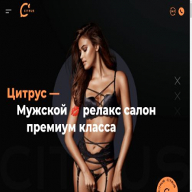 Скриншот главной страницы сайта citrus-63.ru