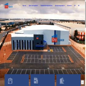 Скриншот главной страницы сайта city-space.com.ua