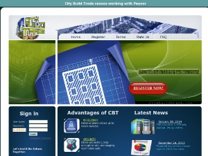 Скриншот главной страницы сайта citybuildtrade.com
