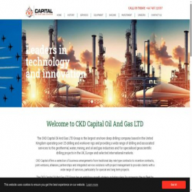 Скриншот главной страницы сайта ckdcapitaloagltd.com