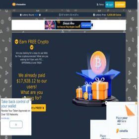 Скриншот главной страницы сайта claimlite.club
