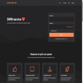 Скриншот главной страницы сайта clar-net.ru