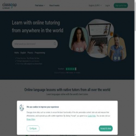 Скриншот главной страницы сайта classgap.com