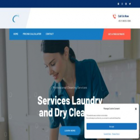 Скриншот главной страницы сайта cleaningcompanyservices.com