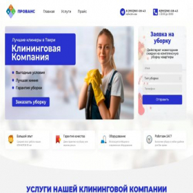 Скриншот главной страницы сайта cleantver.ru