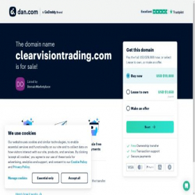 Скриншот главной страницы сайта clearvisiontrading.com