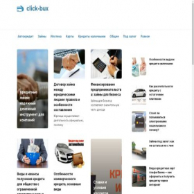 Скриншот главной страницы сайта click-bux.ru