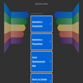 Скриншот главной страницы сайта clickint.online