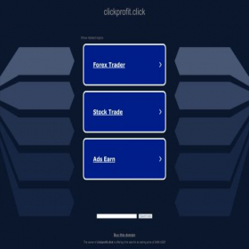 Скриншот главной страницы сайта clickprofit.click