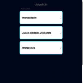 Скриншот главной страницы сайта clickprofit.life
