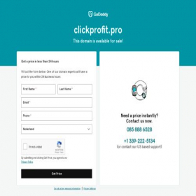 Скриншот главной страницы сайта clickprofit.pro