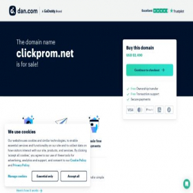 Скриншот главной страницы сайта clickprom.net