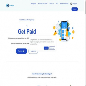 Скриншот главной страницы сайта clickrvgprize.buzz