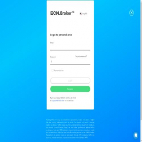 Скриншот главной страницы сайта client.ecnbroker.icu