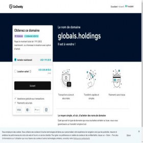 Скриншот главной страницы сайта client.globals.holdings