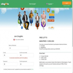 Скриншот главной страницы сайта clingwin.com