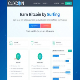 Скриншот главной страницы сайта clixco.in
