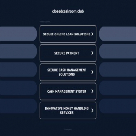 Скриншот главной страницы сайта closedcashroom.club