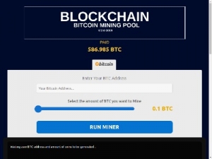 Скриншот главной страницы сайта cloud-mining.live