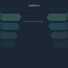 Скриншот главной страницы сайта cloudmine.co