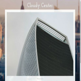 Скриншот главной страницы сайта cloudy.center