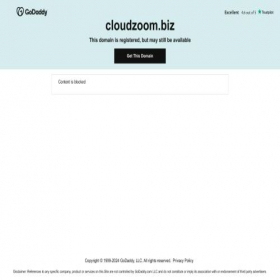 Скриншот главной страницы сайта cloudzoom.biz