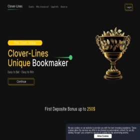 Скриншот главной страницы сайта clover-lines.com