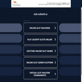 Скриншот главной страницы сайта club-vulkan9.co