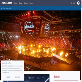 Скриншот главной страницы сайта club.cyberarena.tv