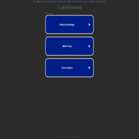 Скриншот главной страницы сайта club.exchange