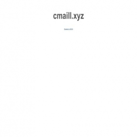Скриншот главной страницы сайта cmaill.xyz
