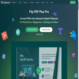 Скриншот главной страницы сайта cms.flipbuilder.com