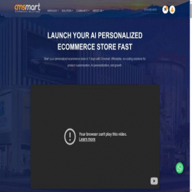 Скриншот главной страницы сайта cmsmart.net