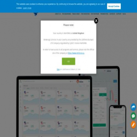 Скриншот главной страницы сайта cn.liteforex.com