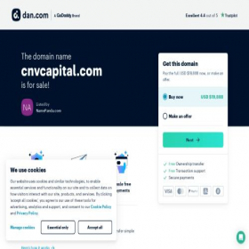 Скриншот главной страницы сайта cnvcapital.com