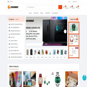 Скриншот главной страницы сайта cocoomart.com
