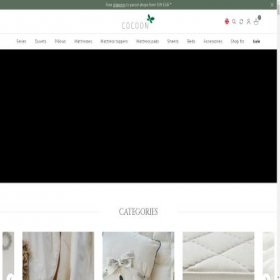 Скриншот главной страницы сайта cocoon-company.com