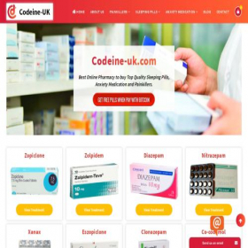 Скриншот главной страницы сайта codeine-uk.com