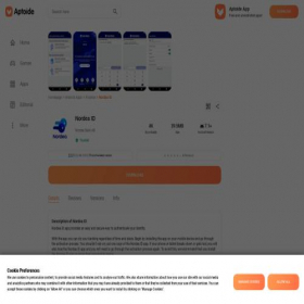 Скриншот главной страницы сайта codes-nordea-bank-ab.en.aptoide.com