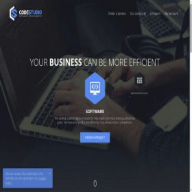 Скриншот главной страницы сайта codestudio.net