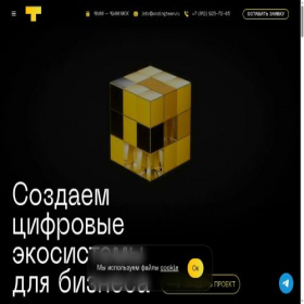 Скриншот главной страницы сайта codingteam.ru