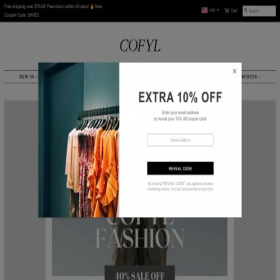 Скриншот главной страницы сайта cofyl.com